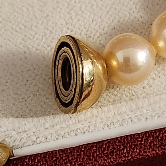 VINTAGE MAJORICA PEARL BEADED BRACELET in Box 7" - Picture 5 of 12